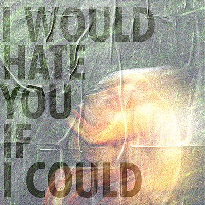 I WOULD HATE YOU IF I COULD band branding design graphic design illustration motion graphics poster typography