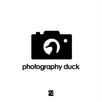 Photography duck logo animal animal logo branding design duck foto graphic design logo logos logotype photography duck logo simple logo symbols templates vector