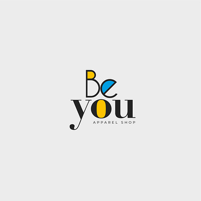 BeYou Apparel Shop logo app branding design graphic design illustration logo typography ui ux vector