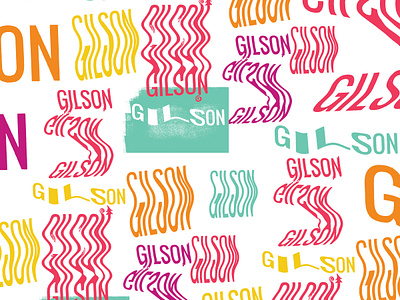 Gilson type play color colorful copier experiment experimentation fun gilson photocopier photocopy snow snowboarding texture type typography wave wavy