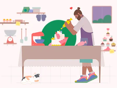 Swiggy Minis - Bakery bake bakery cake confectionery homemade icing illustration small business