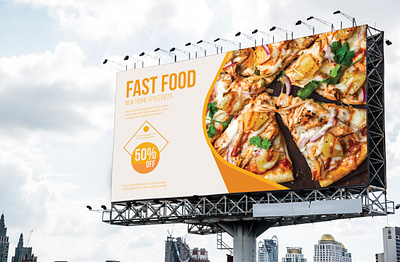Food Billboard Banner Design advertising banner design bill board design billboard billboards