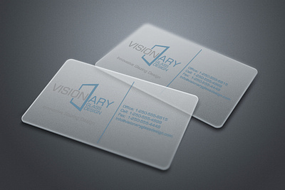 Business Card Design: Visionary, Victoria BC branding business card design graphic design jesse ladret logo malcontent creative print typeography vancouver island victoria bc