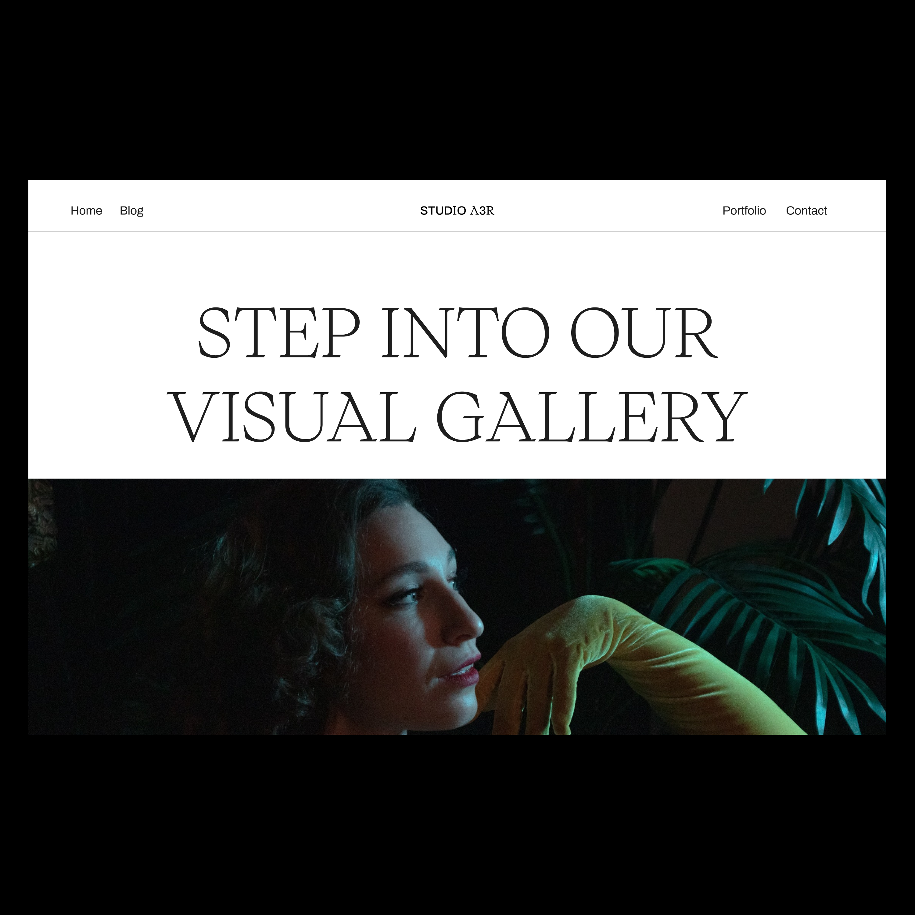 Atelier atelier design landing page layout photography studio studio ui uidesign uiux user interface ux web webdesign website workshop