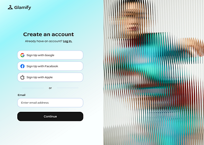 UI Challenge #1: Sign Up Page branding design ecommerce fashion login signup ui ux