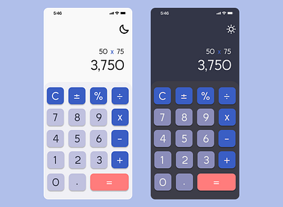 UI Daily Challenge #4: Calculator calculator darkmode design figma ui uichallenge ux