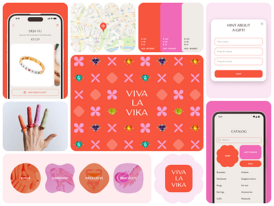 VLV android app bento iphone jewelry material ui pattern product design shape ui viva la vika