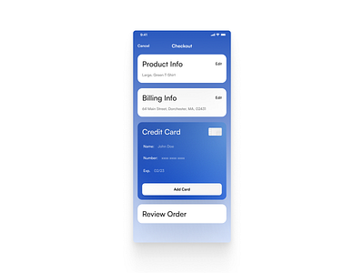 Daily UI 002 - Credit Card Checkout app branding card checkout credit card debit design figma icon pay payment ui ux