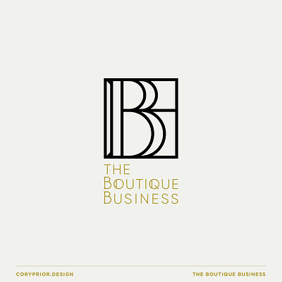 The Boutique Business adobe illustrator brand guidelines brand identity branding contemporary style design flat design graphic design logo word mark