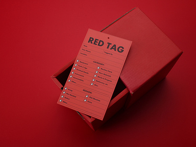 Customized Red Safety Tag branding custom labels custom tags graphic design hang tags label design safety tags swing tags tag design tags tags printing