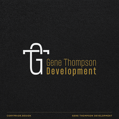 Gene Thompson Development adobe illustrator brand guidelines brand identity branding contemporary style design flat design graphic design minimal design typography