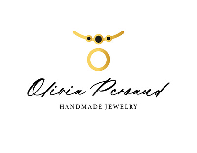 Olivia Persaud Logo bahamas bahamian designer black brand identity branding design gold graphic design handmade icon illustration jewelry jewelry brand identity jewelry logo logo