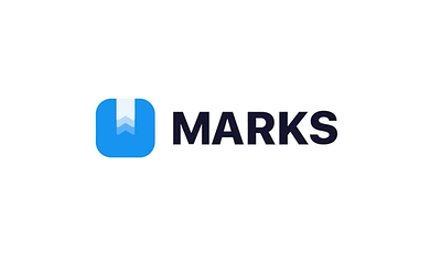 MARKS App logo animation after effects book bookmark logo logo animation motion desing motion graphics splash screen ui uiux ux