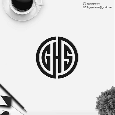 GHS monogram logo design branding clothing line design icon illustration lettering logo logo design minimal logo monogram symbol typography