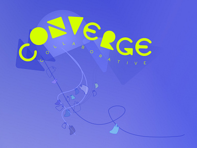 Converge Collaborative Logo & Branding branding design graphic design illustration logo typography