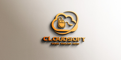 Cloudsoft Logo template vector