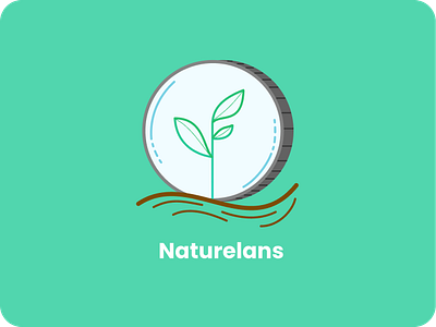 Logo Nature in Lans branding graphic design logo