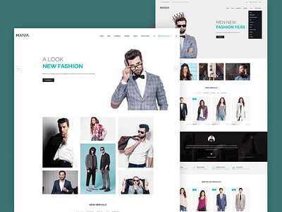 Fashion HTML Template - Mania shopping store