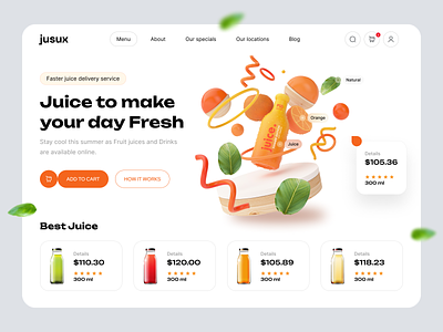 Ecommerce Website Landing Page UI home page homepage homepage design landing landing page online shop online store product shop shopify store store design ui ux web web design web page website woocommerce