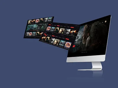 Modern and unique web design Watch.movie awesome awesome web design beautifull clear layout desgin graphic design landing page modern screens ui ux webdesign website design