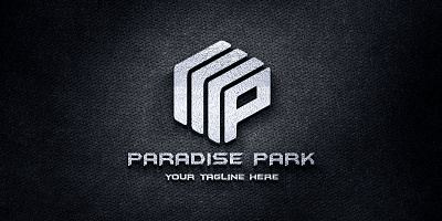 Paradise Park Logo template progressive