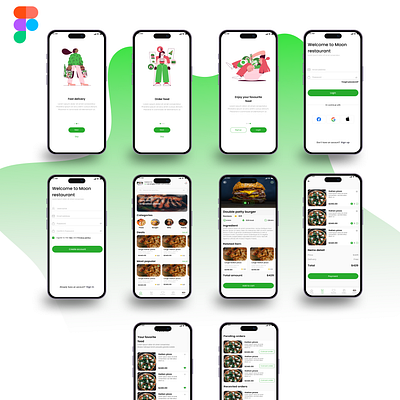 Food app design app appdesign awesome beautifull best food app design design foodappdesign ghraphic designing layout mobileappdesign modern screens ui ui ux design ux webdesign