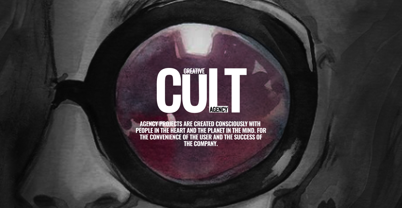 Page with online magazine for creative agency "Cult" adaptive design blog design figma photoshop uxui design web design wireframe