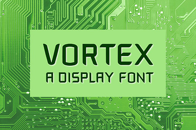 Vortex: A Display Font app branding design graphic design illustration logo typography ui ux vector