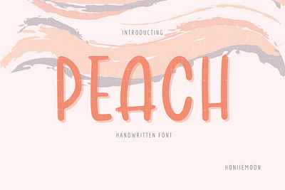 PEACH advertising fonts beautiful fonts birthday cards craft fonts decorative font font handwritten kids font