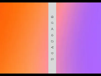 side menu bar 3d animation app branding design graphic design illustration logo motion graphics ui ux vector
