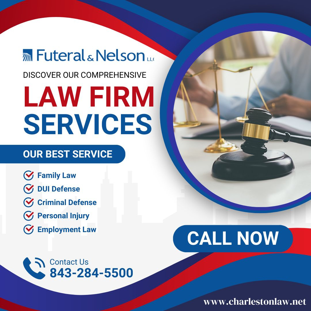 Discover Our Comprehensive Law Firm Services by Charleston Law on Dribbble