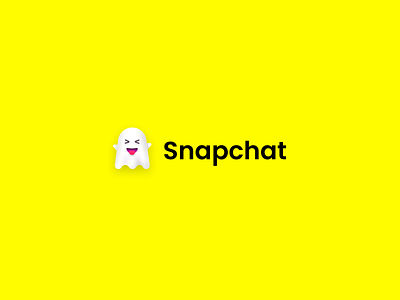 Snapchat app icon - redesign concept 3d app branding design graphic design illustration logo ui vector