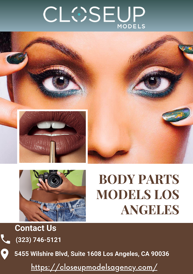 Premier Body Parts Models in Los Angeles Expert Model Agency by Close