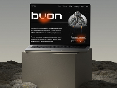 Bvon Aerospace Branding 3d aerospace engineering animation brand identity branding bvon design graphic design logo logo design motion graphics ui ux visual identity