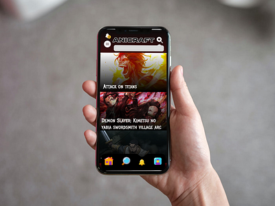 Anicraft A Streaming App app app design branding design graphic design illustration interaction interaction design logo mockup motion design typography ui uiux uiuxdesign ux visual design