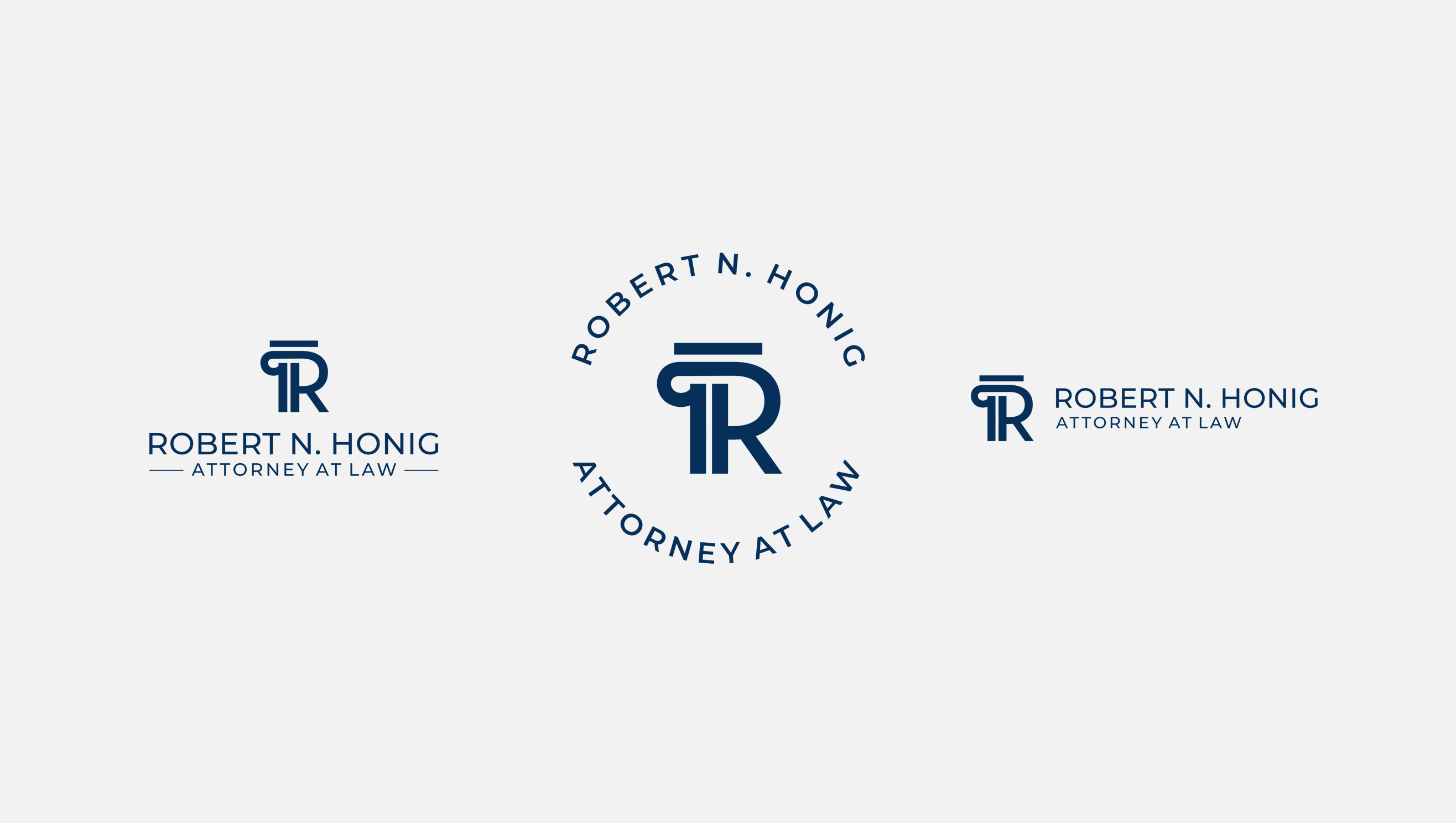 Robert N. Honig - Attorney Logo advocate logo attorney logo justice logo law firm logo law logo lawyer logo legal logo logo logo design