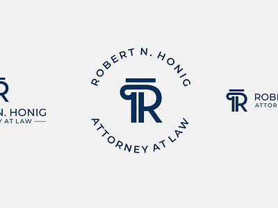 Robert N. Honig - Attorney Logo advocate logo attorney logo justice logo law firm logo law logo lawyer logo legal logo logo logo design