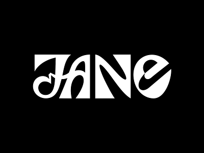 JANE 🔘 belcdesign branding customtype flatlogo letters logodesign logotype patrykbelc typo typography vectors