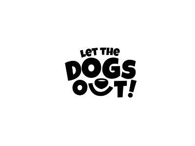 Let the dogs out! alex seciu animal logo branding dog logo wordmark