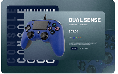 Gaming page app branding console controller design dual figma game gaming graphic design illustration logo sense ui ux vector