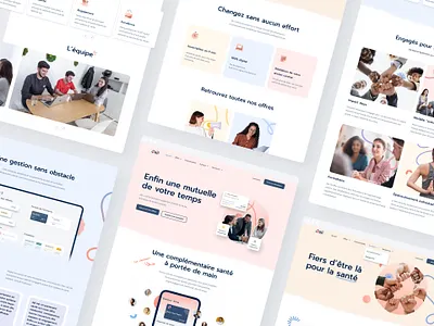 Jaji Landing branding care design insurance landing marketing social ui website