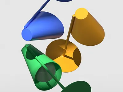 Desk Lamp Concept animation design graphic design illustration lamp