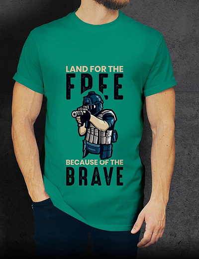 Military T-shirt Design graphic design t shirt t shirt design
