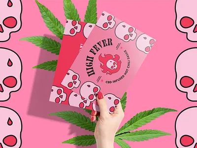 High Fever Branding | Design By Ayelet art artwork branding design digital art digital illustration graphic design illustration logo ui