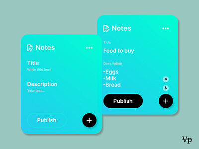 Widget Card app dailyui design figma ui ux uxdesign