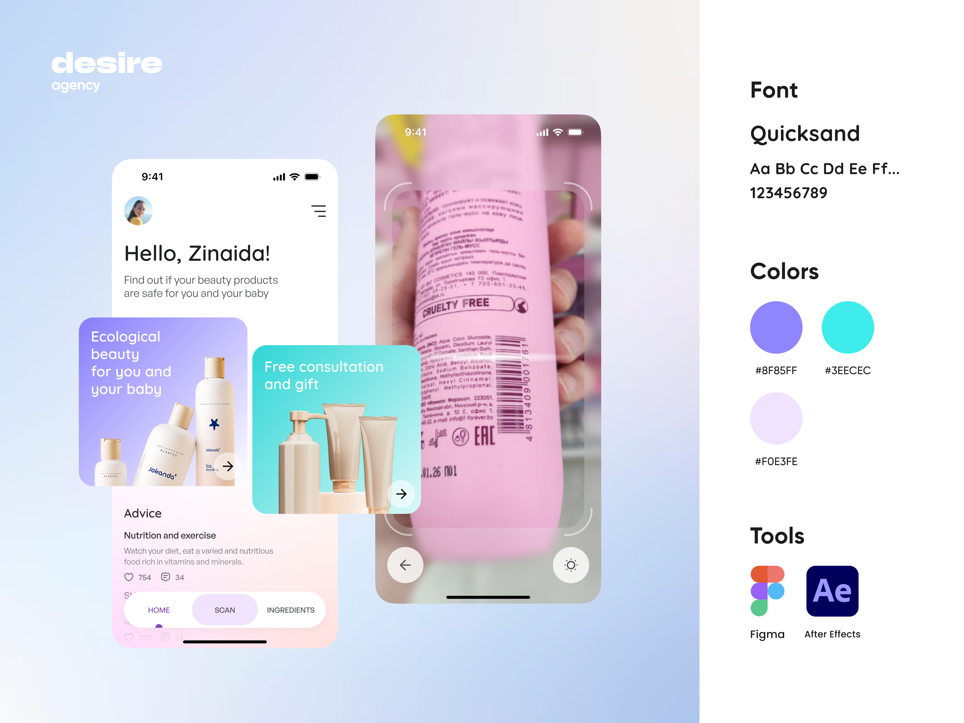 Cosmetic Product Scanner Mobile iOS App by Purrweb UI/UX Agency on Dribbble