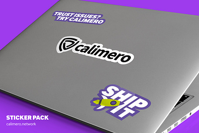 Calimero Sticker Pack branding graphic design print stickers