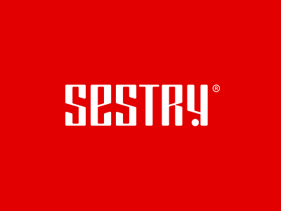 Sestry Logotype #1 branding lettering logo magazine news red typography ukraine women