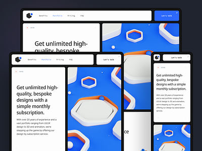 Productized Portfolio Template agency html portfolio react template ui ui8 ux