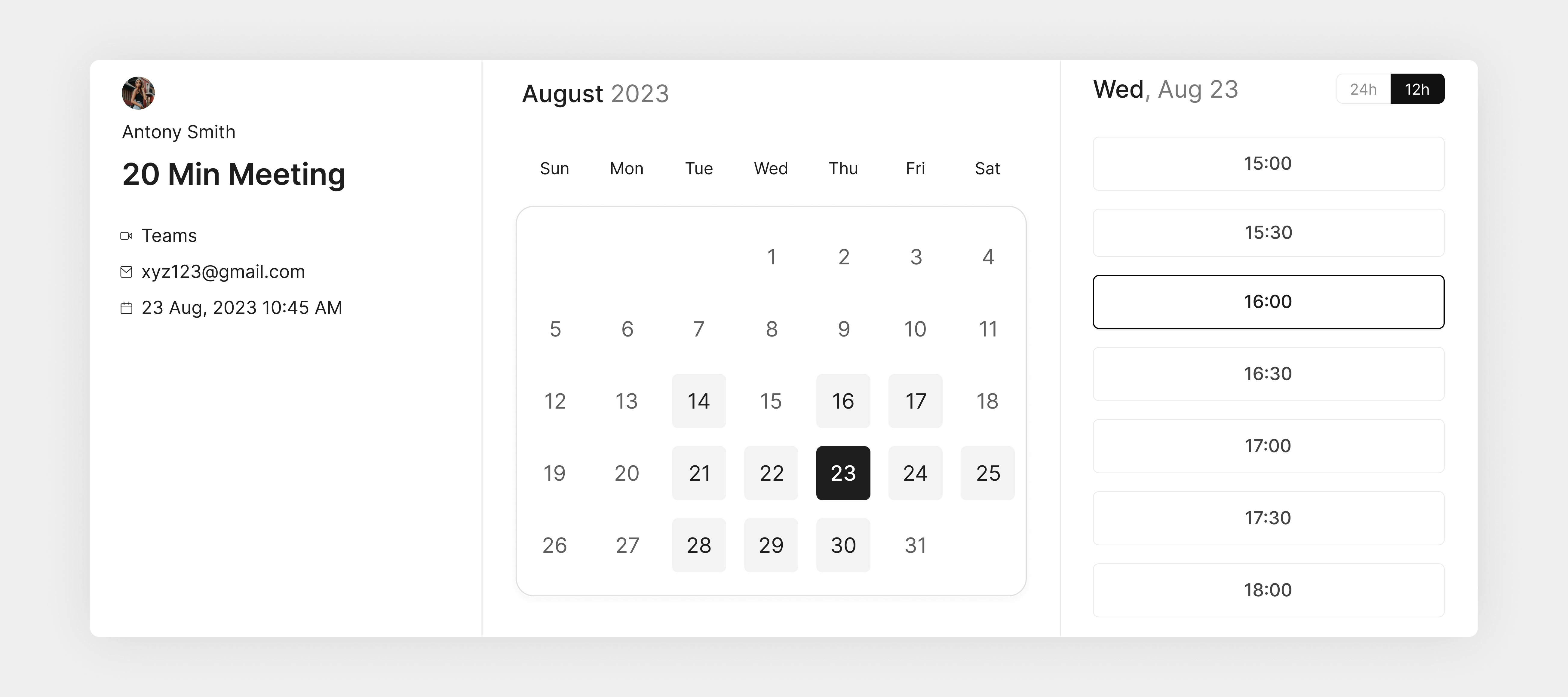 Meeting Scheduling || Daily UI app app design button dailychallenge dailyui dailyuichallenge design flat design ui uichallenge ux